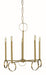 Framburg 5865 BR Olivia Five Light Chandelier, Brushed Brass Main Image.jpg