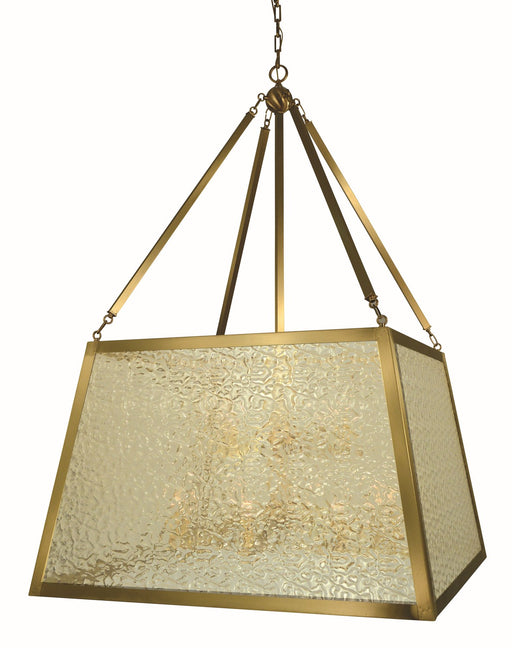 Framburg 5890 BR Avery 12 Light Foyer Chandelier, Brushed Brass Main Image.jpg