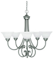 Capital Lighting 3226MN-220 Hometown Five Light Chandelier, Matte Nickel Alternate Image.jpg