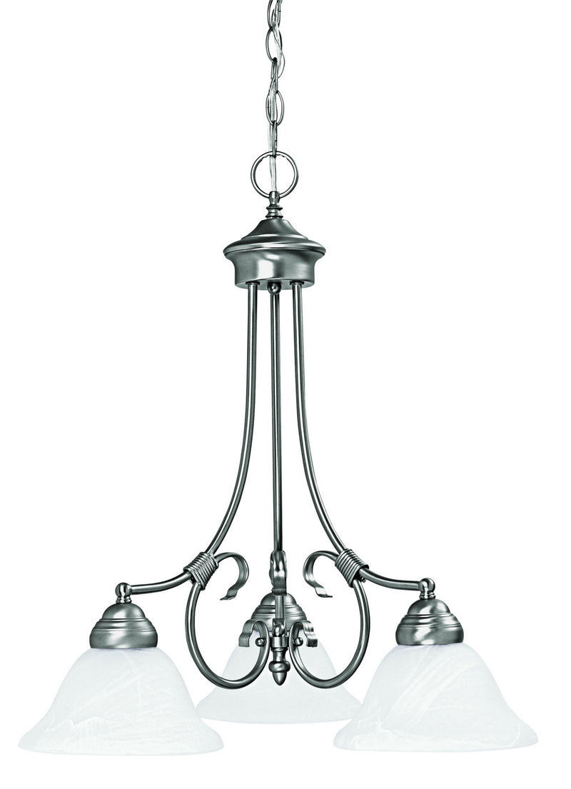 Capital Lighting 3223MN-220 Hometown Three Light Chandelier, Matte Nickel Alternate Image.jpg