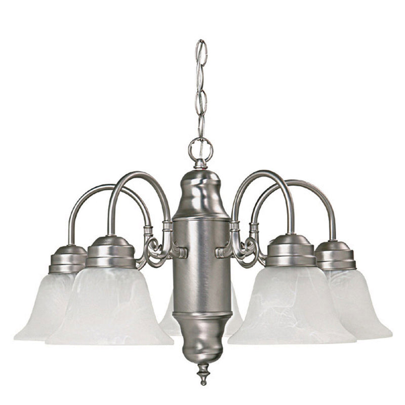 Capital Lighting 3255MN-118 David Five Light Chandelier, Matte Nickel Main Image.jpg