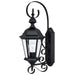 Capital Lighting 9721BK Carriage House One Light Outdoor Wall Lantern, Black Main Image.jpg