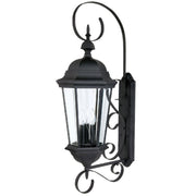 Capital Lighting 9723BK Carriage House Three Light Outdoor Wall Lantern, Black Main Image.jpg