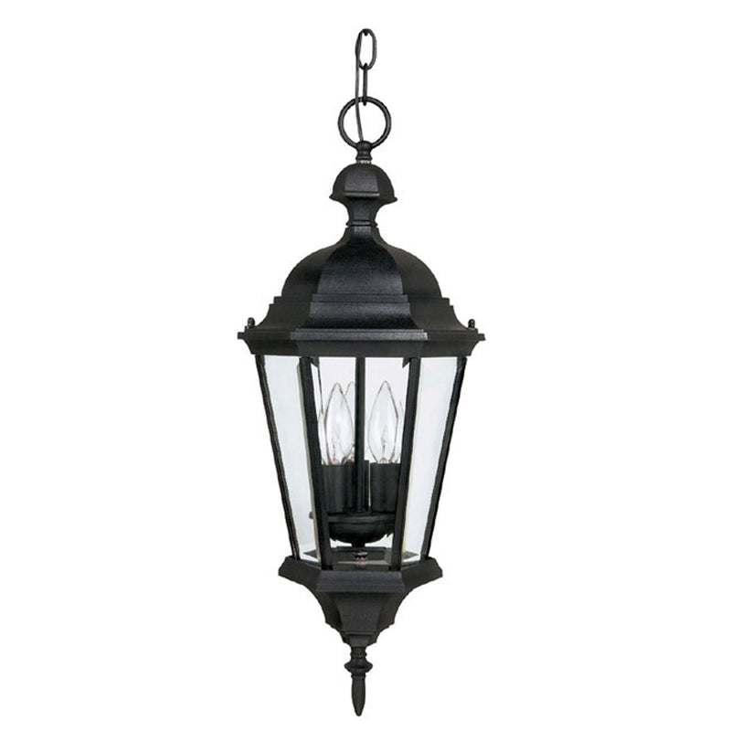 Capital Lighting 9724BK Carriage House Three Light Outdoor Hanging Lantern, Black Main Image.jpg