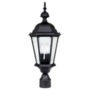 Capital Lighting 9725BK Carriage House Three Light Outdoor Post Lantern, Black Main Image.jpg