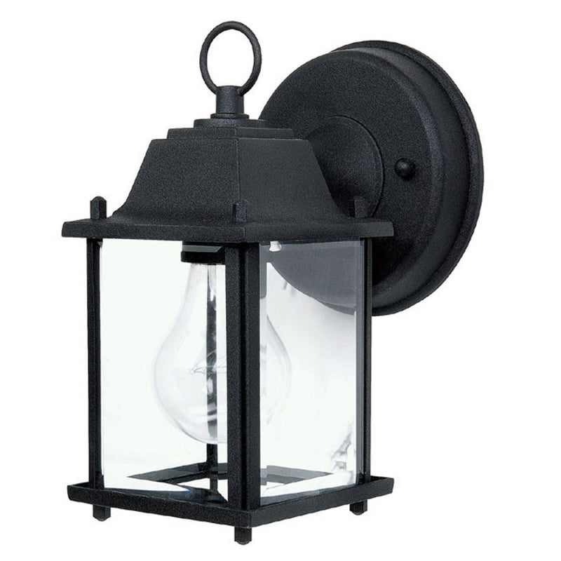 Capital Lighting 9850BK One Light Outdoor Wall Lantern, Black Main Image.jpg
