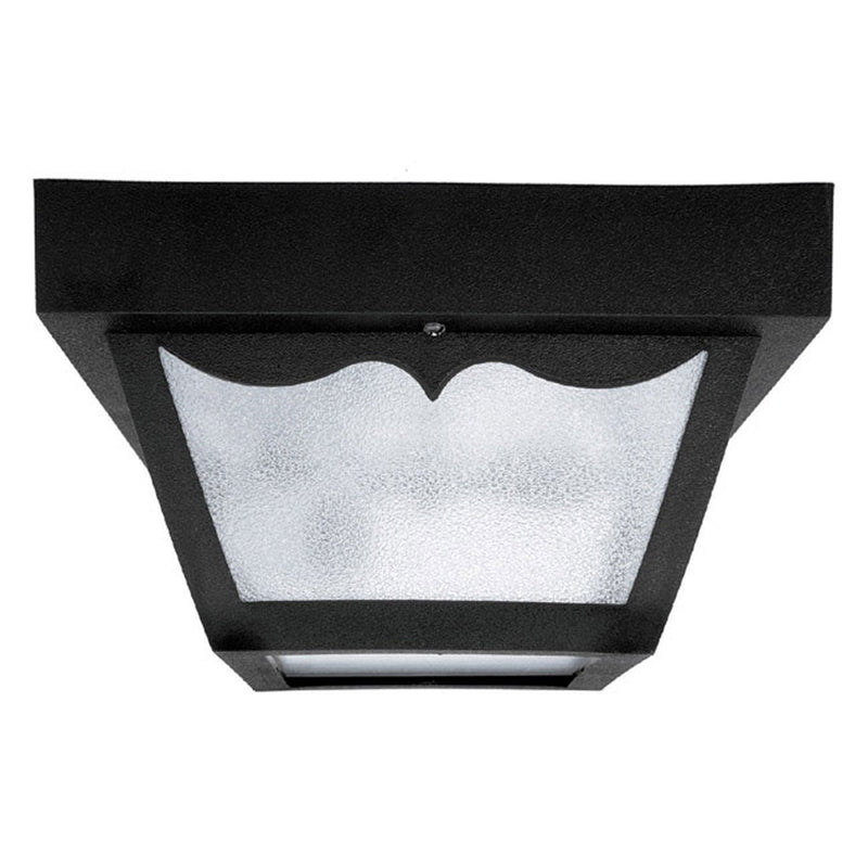 Capital Lighting 9237BK One Light Outdoor Flush Mount, Black Main Image.jpg