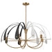 Kichler 52573CPZ Five Light Chandelier, Champagne Bronze