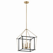 Kichler 52626CPZ Four Light Foyer Pendant, Champagne Bronze