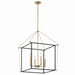 Kichler 52627CPZ Four Light Foyer Pendant, Champagne Bronze