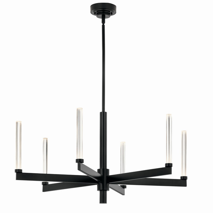 Kichler 52667BK LED Chandelier, Black