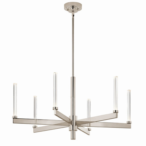 Kichler 52667PN LED Chandelier, Polished Nickel