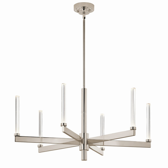 Kichler 52667PN LED Chandelier, Polished Nickel