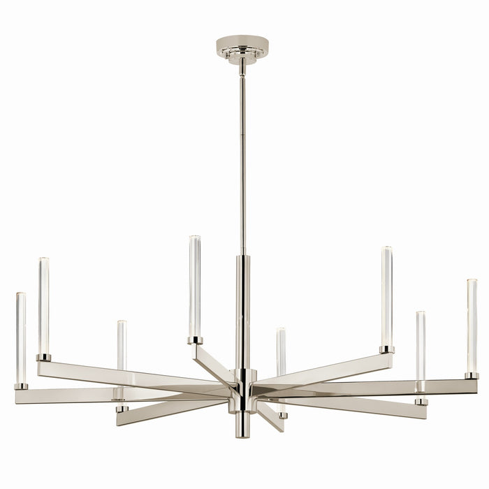 Kichler 52668PN LED Chandelier, Polished Nickel