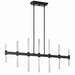 Kichler 52670BK LED Linear Chandelier, Black