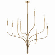 Kichler 52675CPZ Eight Light Chandelier, Champagne Bronze