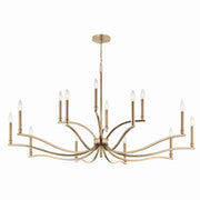 Kichler 52698CPZ 14 Light Chandelier, Champagne Bronze