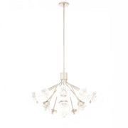 Kichler 52702CPZ 16 Light Chandelier Convertible, Champagne Bronze