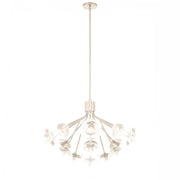 Kichler 52702CPZCLR 16 Light Chandelier Convertible, Champagne Bronze