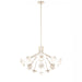 Kichler 52702CPZCLR 16 Light Chandelier Convertible, Champagne Bronze