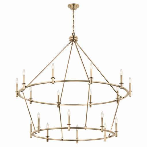 Kichler 52708CPZ 18 Light Chandelier, Champagne Bronze