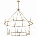 Kichler 52708CPZ 18 Light Chandelier, Champagne Bronze