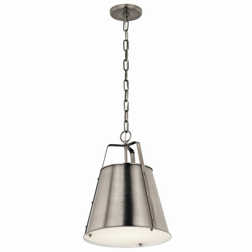 Kichler 52710CLP One Light Pendant, Classic Pewter
