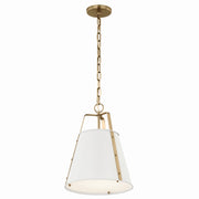 Kichler 52710WH One Light Pendant, White