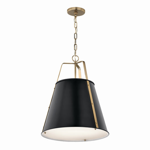 Kichler 52711BK Two Light Pendant, Black