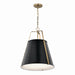 Kichler 52711BK Two Light Pendant, Black