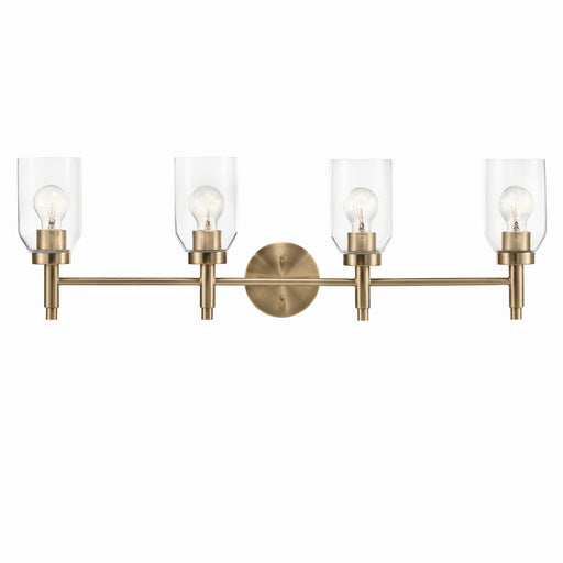 Kichler 55186CPZ Four Light Vanity, Champagne Bronze