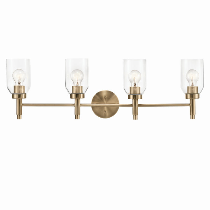 Kichler 55186CPZ Four Light Vanity, Champagne Bronze