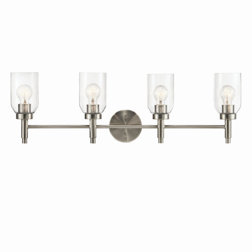 Kichler 55186NI Four Light Vanity, Brushed Nickel
