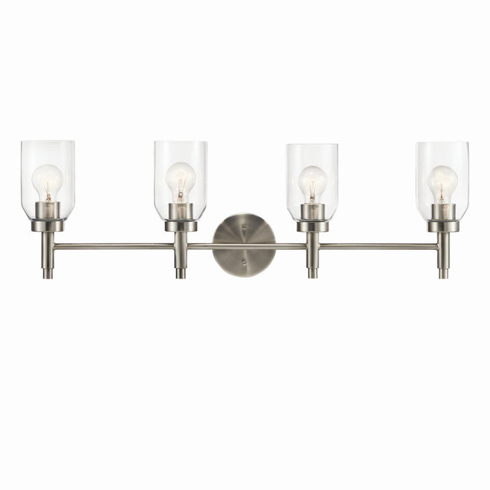 Kichler 55186NI Four Light Vanity, Brushed Nickel