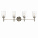 Kichler 55186NI Four Light Vanity, Brushed Nickel