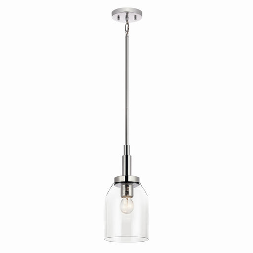 Kichler 52725CH One Light Mini Pendant, Chrome