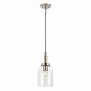Kichler 52725NI One Light Mini Pendant, Brushed Nickel