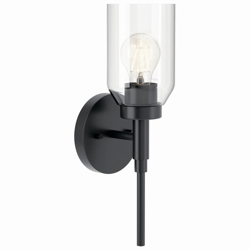 Kichler 55183BK One Light Wall Sconce, Black