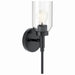 Kichler 55183BK One Light Wall Sconce, Black