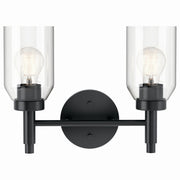 Kichler 55184BK Two Light Vanity, Black