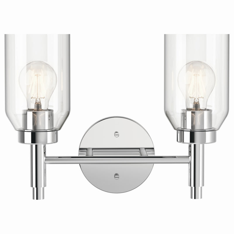 Kichler 55184CH Two Light Vanity, Chrome