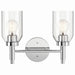 Kichler 55184CH Two Light Vanity, Chrome
