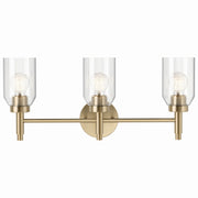 Kichler 55185CPZ Three Light Vanity, Champagne Bronze