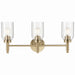 Kichler 55185CPZ Three Light Vanity, Champagne Bronze