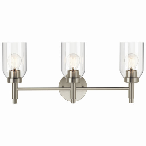 Kichler 55185NI Three Light Vanity, Brushed Nickel