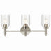 Kichler 55185NI Three Light Vanity, Brushed Nickel