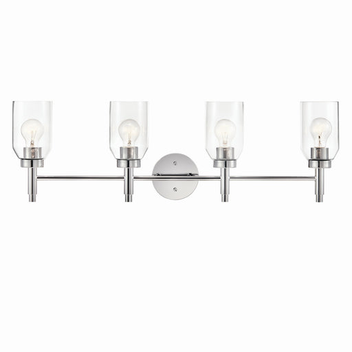 Kichler 55186CH Four Light Vanity, Chrome