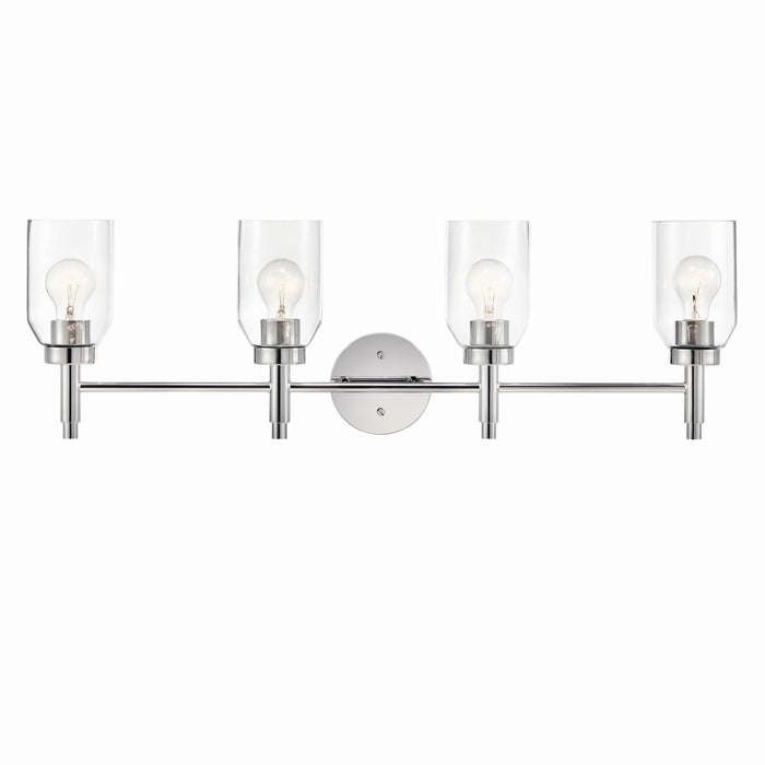 Kichler 55186CH Four Light Vanity, Chrome