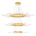 CWI Lighting 1121P48-63-602 Collar LED Chandelier Satin Gold.jpg