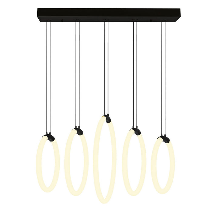 CWI Lighting 1273P23-5-101-RC Hoops LED Chandelier Black.jpg